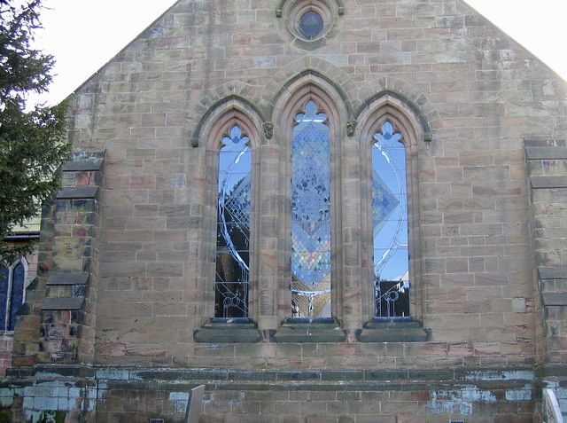 Window of the Church of St. James the Great at Longdon