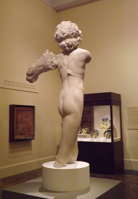 Young Archer attributed to Michelangelo in the Metropolitan Museum of Art, February 2014