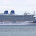 MV Britannia in Weymouth Bay
