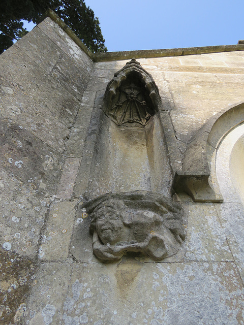 brampton church, hunts (35) c15 porch