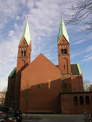 St. Bonifatiuskirche von hinten