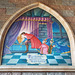 Sleeping Beauty Mural inside the Castle in Disneyland, June 2016