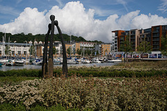 Sculpture On Portishead Marina