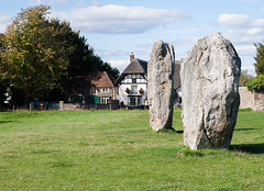 Avebury, Stones in Front of The Red Lion