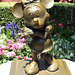 Minnie Mouse Sculpture in Disneyland, June 2016