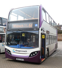 Stagecoach East Midlands 19195 (NK57 DVY) in Wisbech - 21 Mar 2024 (P1170598)