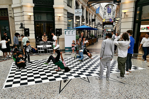 Breakdance at the Passage in The Hague