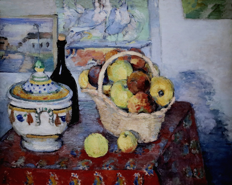 IMG 6522 Paul Cézanne. 1893-1906. Paris.  Nature morte à la soupière. Still life with soup tureen.  1877.      Paris Orsay.