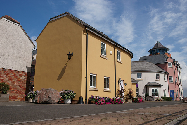 Houses Along The Marina