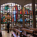 Eglise St-Lazare de Lèves - Dalles de verre de Gabriel Loire