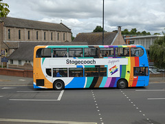 Stagecoach East (Cambus) 19585 (AE10 BWW) in Newmarket - 6 Jul 2022 (P1120172)