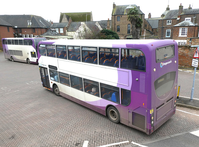 Stagecoach East Midlands 19195 (NK57 DVY) in Wisbech - 21 Mar 2024 (P1170665)