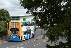 Stagecoach East (Cambus) 19585 (AE10 BWW) in Newmarket - 6 Jul 2022 (P1120173)