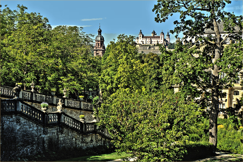 Würzburg Hofgarten der Residenz