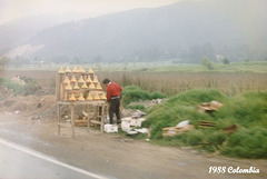 19 To Guatvita: Roadside Orange Stall