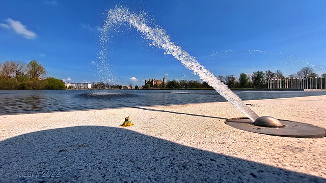 Wasserspiele am Burgsee