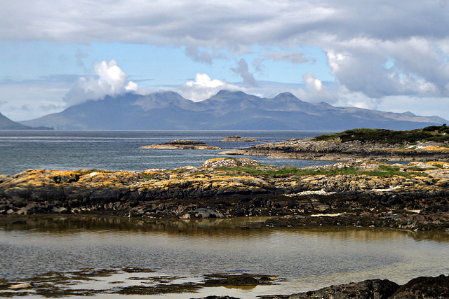 Isle of Rum from Mallaig 24th May 2022.