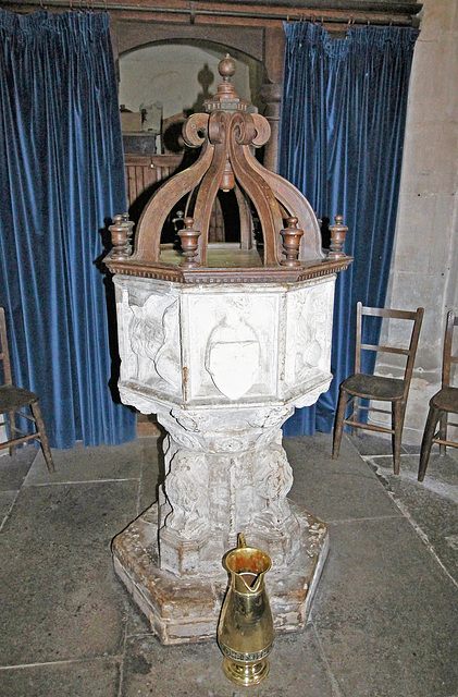 Font, Earl Soham Church, Suffolk