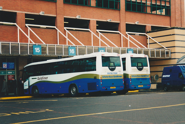 Ulsterbus TCZ 1682 and TCZ 1669 in Belfast - 5 May 2004