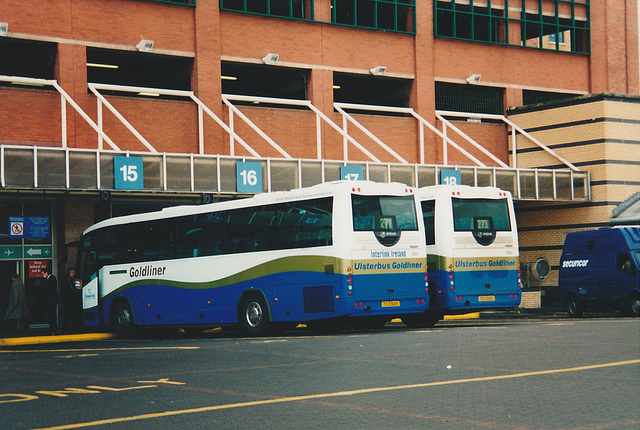 Ulsterbus TCZ 1682 and TCZ 1669 in Belfast - 5 May 2004 Ulsterbus TCZ 1682 and TCZ 1669 in Belfast - 5 May 2004