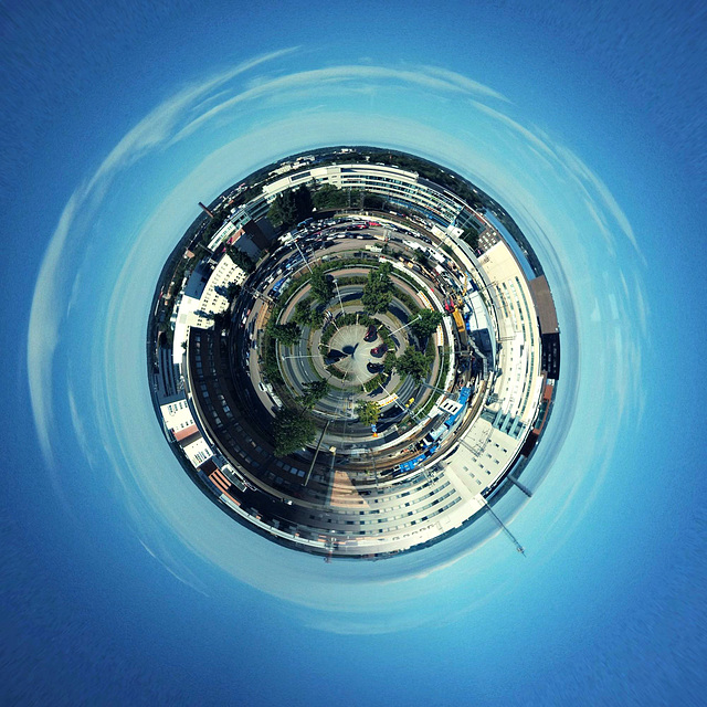 Some more "tiny planet" app testing