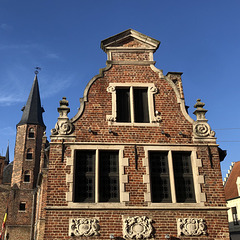 Autumn sky in Brugge.