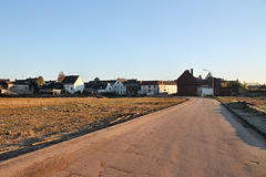 Keyenberger Straße, am Rande des Geisterdorfes Borchemisch (Erkelenz) / 29.12.2016