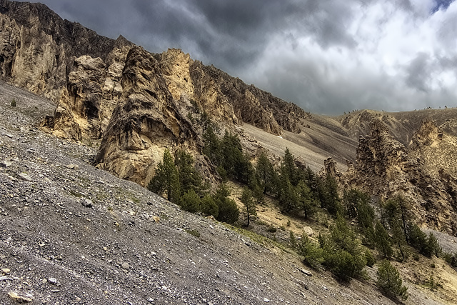 La Casse déserte au col de L'Izoard.