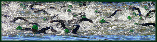 Départ de triathlon