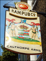 Calthorpe Arms pub sign