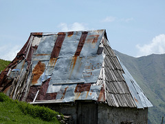 Lukomir- Traditional House with Shingle and Metal  Roof