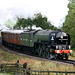 New Build class A.1 60163 TORNADO on 09.30 Grosmont - Pickering at Esk Viaduct NYMR 2nd October 2010