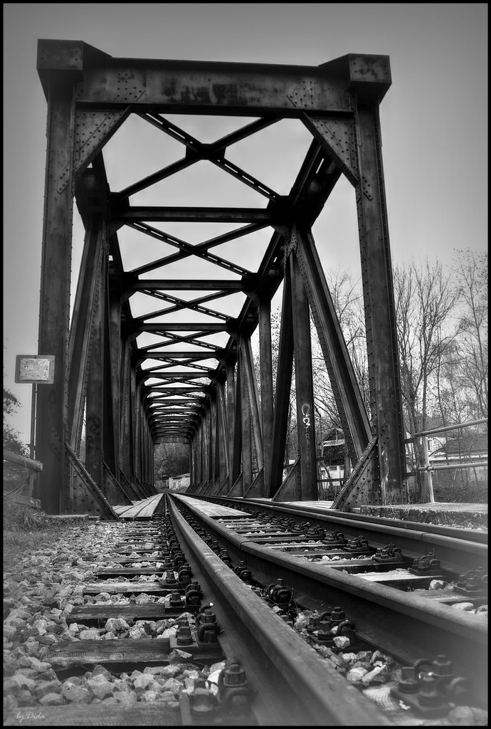 Localbahnbrücke - Local railroad bridge