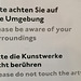 Hamburg 2019 – Kunsthalle – Please be aware of your surroundings