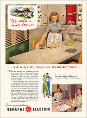 General Electric Countertop Ad, c1953