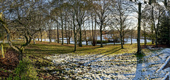 The lake in its winter coat