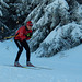 013 Der winterliche Berg zieht  Skifahrer an