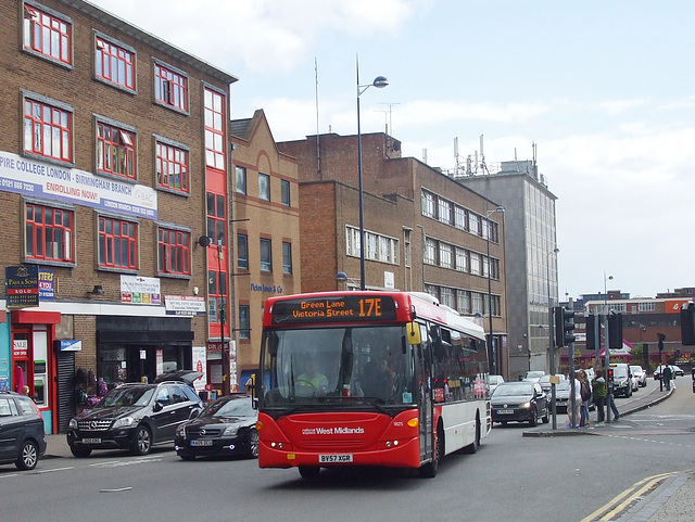 DSCF9383 National Express West Midlands 1825 (BV57 XGR) in Birmingham - 19 Aug 2017