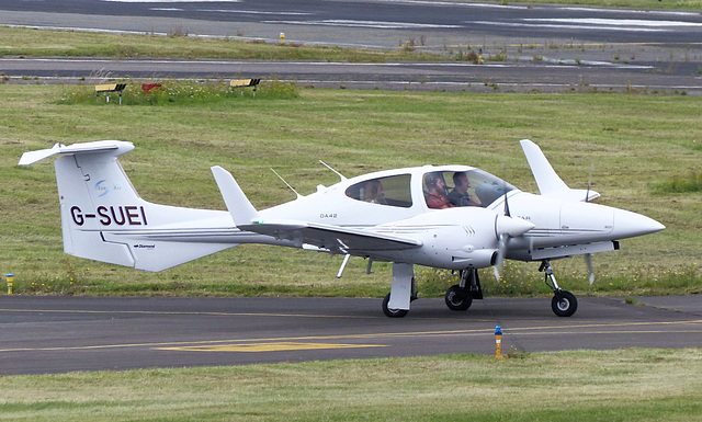 G-SUEI at  Gloucestershire Airport (2) - 20 August 2021
