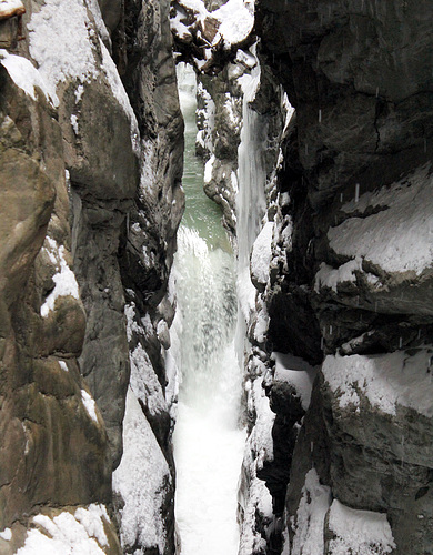 Die Breitach in der Schlucht