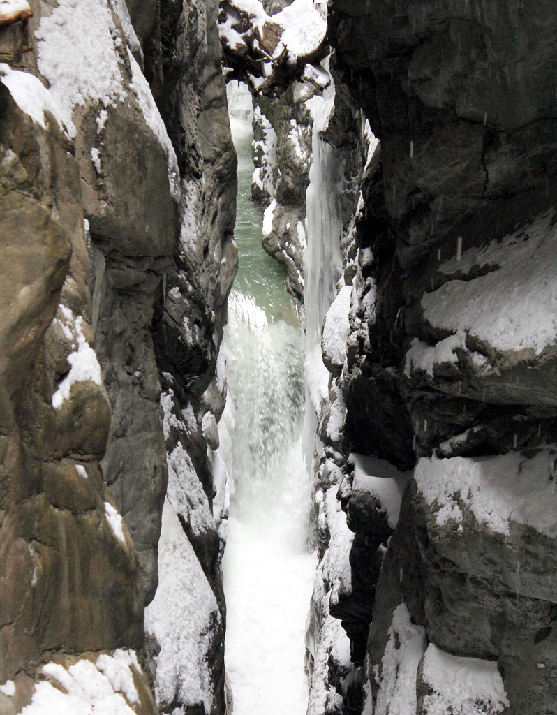 Die Breitach in der Schlucht