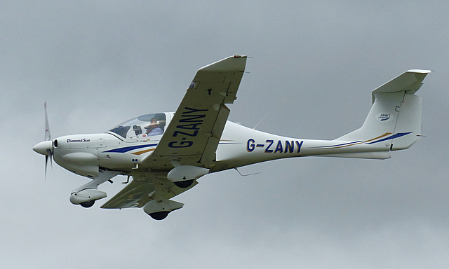 G-ZANY approaching Gloucestershire Airport - 20 August 2021