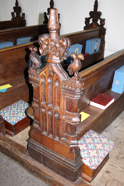 Pew, Earl Soham Church, Suffolk