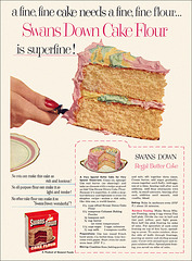 Swans Down Cake Flour Ad, 1953