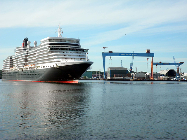 Queen Elizabeth in Kiel