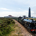 Romney, Hythe & Dymchurch Railway (RH&DR) in front of the High Light Tower (4*PiP)
