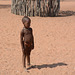 Namibia, Himba Girl in the Village of Onjowewe