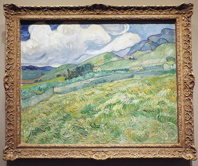 Landscape from Saint-Remy by Van Gogh in the Metropolitan Museum of Art, July 2023