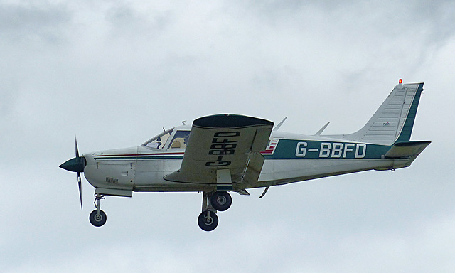 G-BBFD approaching Gloucestershire Airport - 20 August 2021
