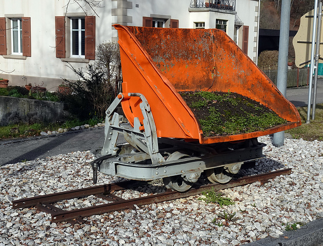 Erinnerung an den Tunnelbau